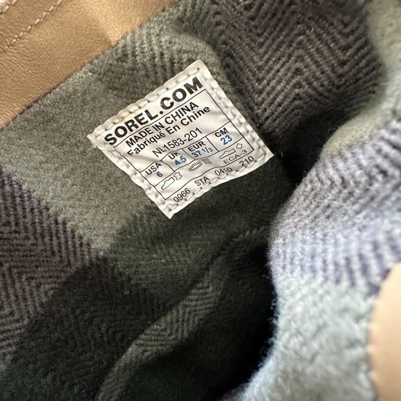 Sorel NL1583-201 Firenzy Women Waterproof Leather Boots Sz 6 Camel brown - Picture 7 of 8